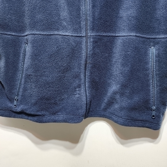 Columbia Men's Navy Blue Full Zip Fleece Vest XXL - Picture 5 of 10